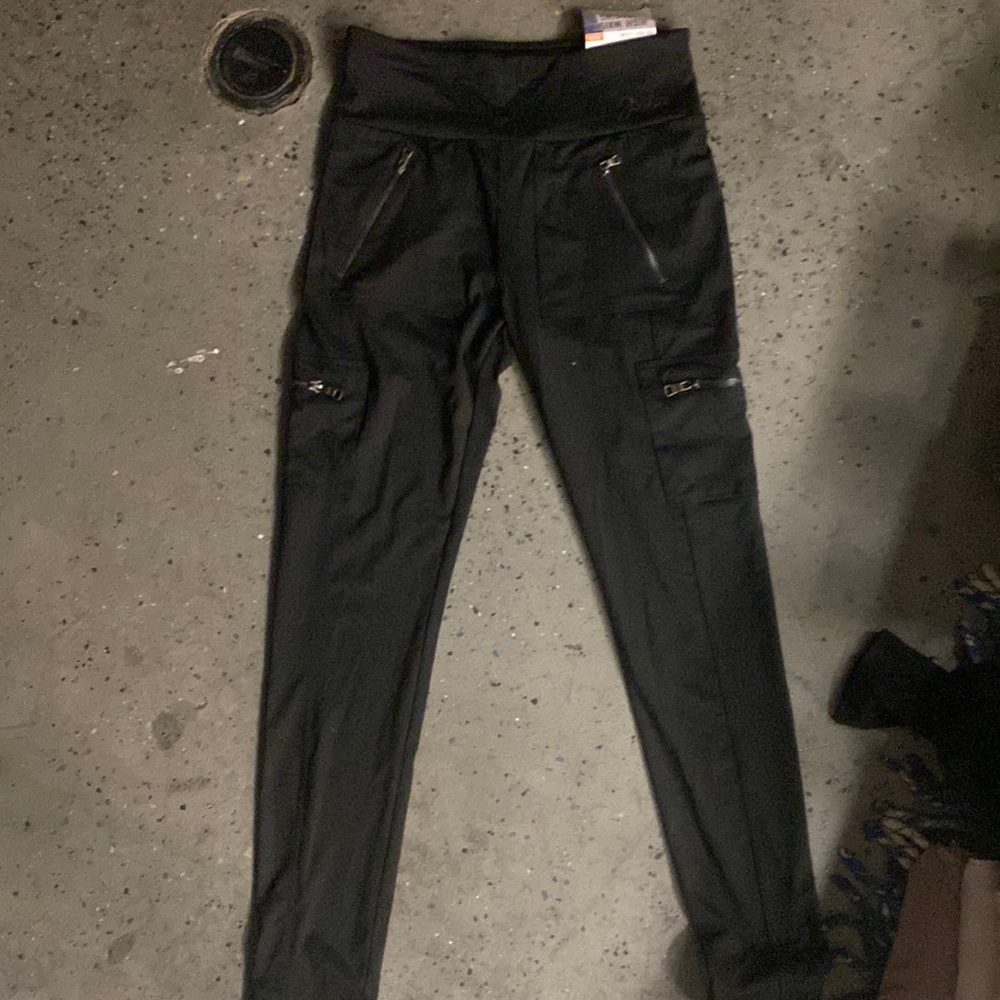 justice size 14-18 black leggings with zippers